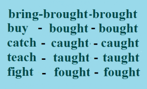 как запомнить 3 формы глаголов 